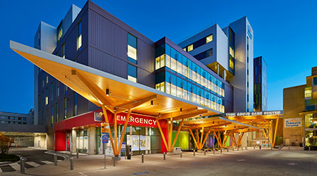 vancouver colorful environment facility designs healing graphics healthcare hospital posts centre