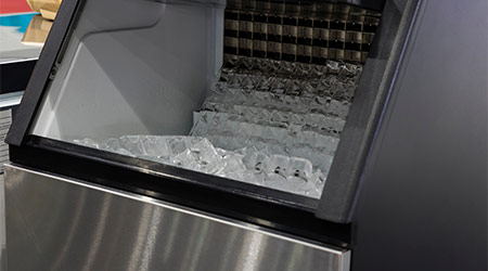 Can an ice machine be used in a hospital or healthcare facility for patient  care?